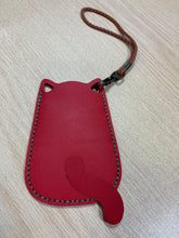 將圖片載入圖庫檢視器 Handcraft Handmade Leather Card Holder 手工製作-貓貓咭套
